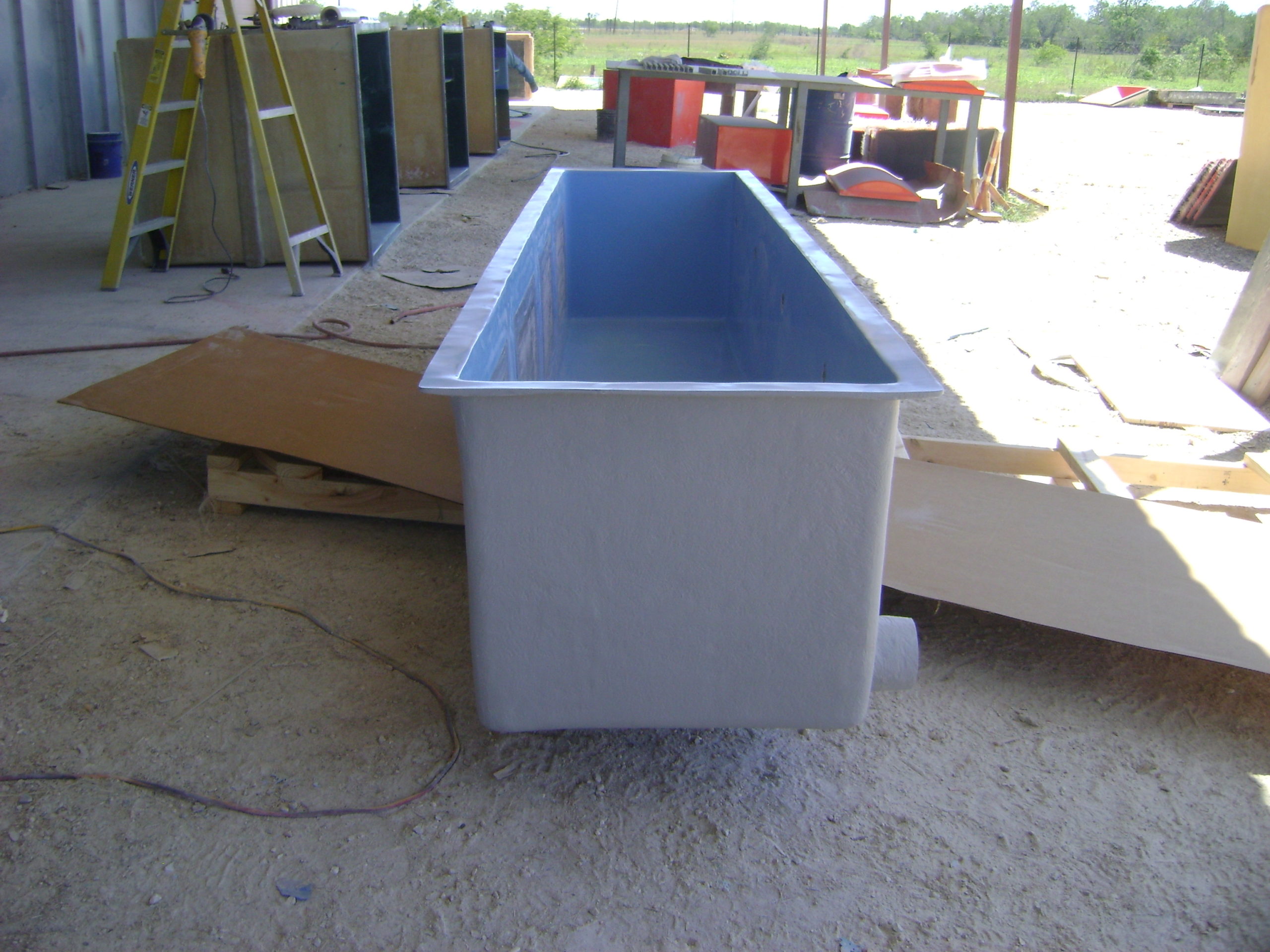 360 gal. Rectangular Fiberglass Tank Hydro Composites, LLC