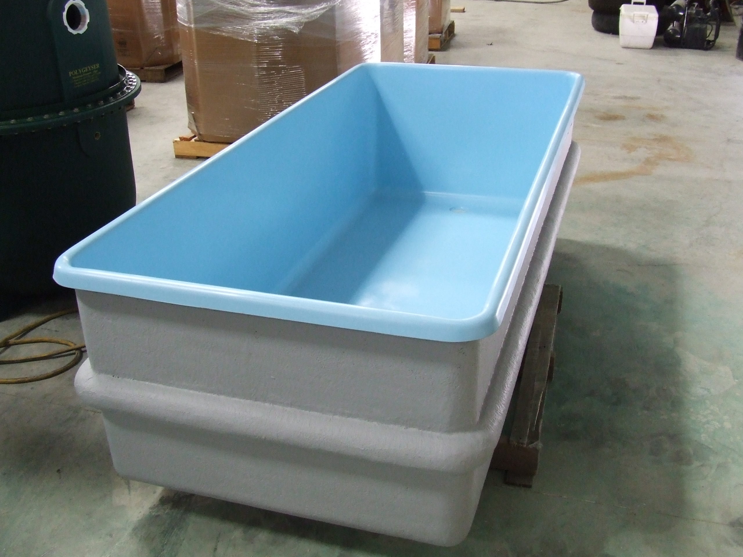 313 gal. Rectangular Fiberglass Tank Hydro Composites, LLC