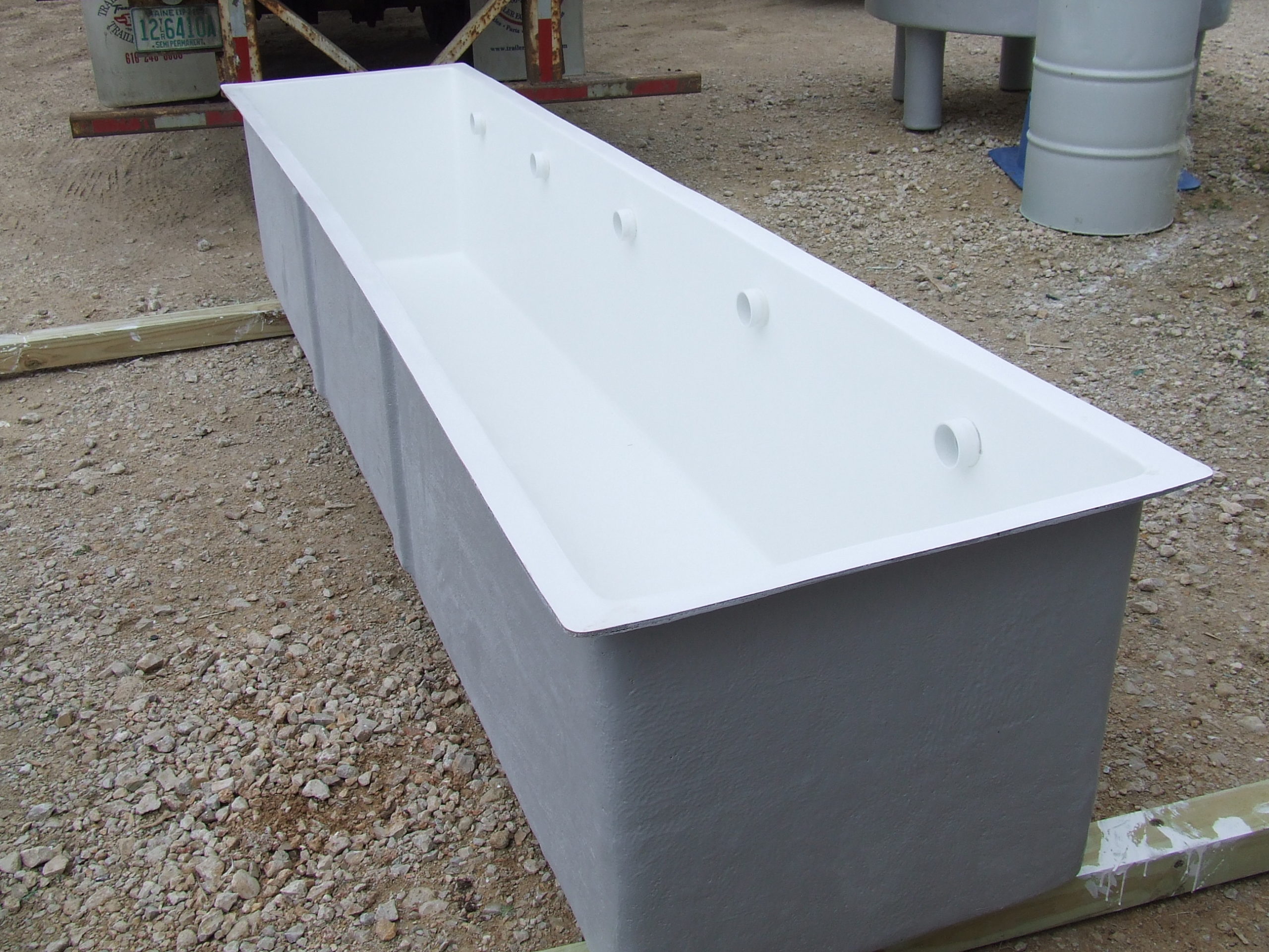 360 gal. Rectangular Fiberglass Tank Hydro Composites, LLC