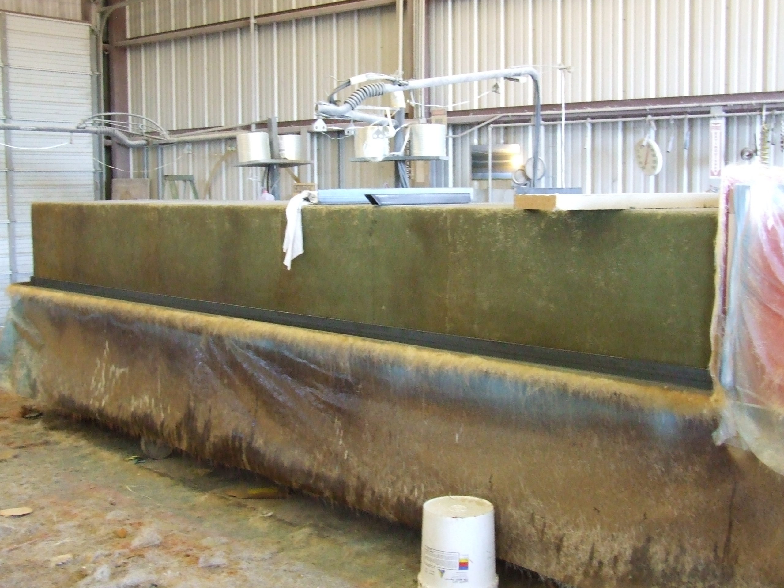 1,570 gal. Rectangular Fiberglass Raceway Tank Hydro Composites, LLC