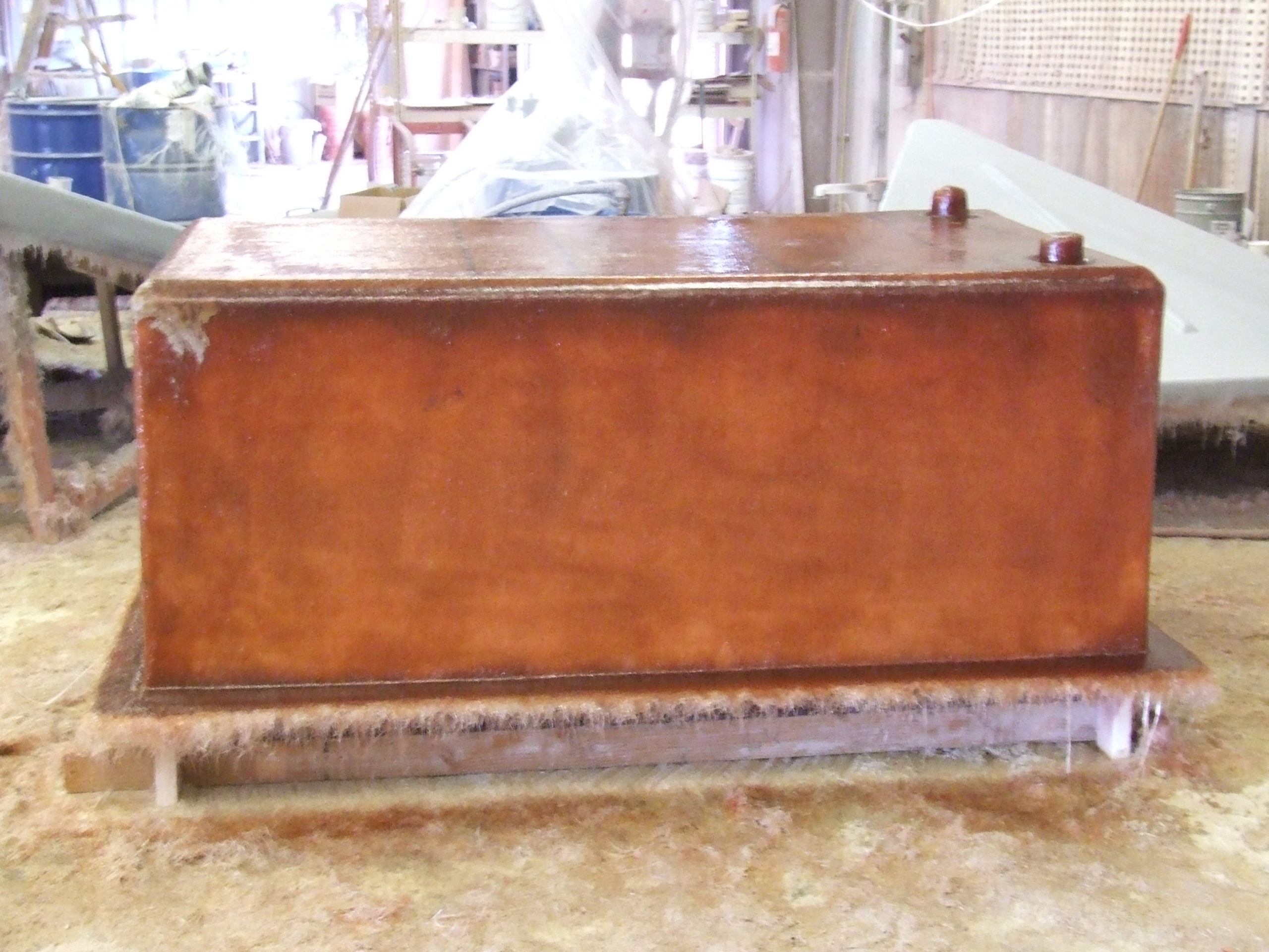 445 gal. Rectangular Fiberglass Tank Hydro Composites, LLC