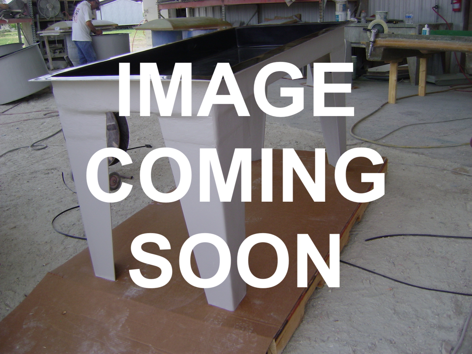 66 in. Fiberglass Sink with 2 in. Corner Drain Hydro Composites, LLC