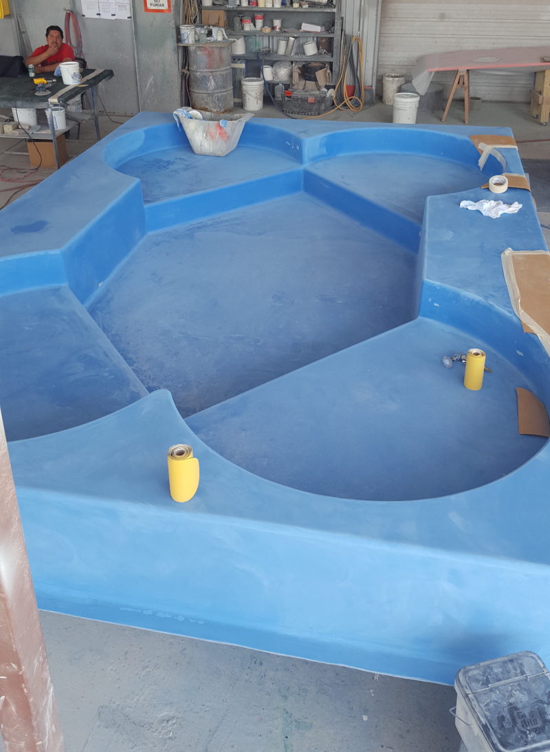 Hydro Composites Fiberglass Dog Swimming Pool Tank Product Molds
