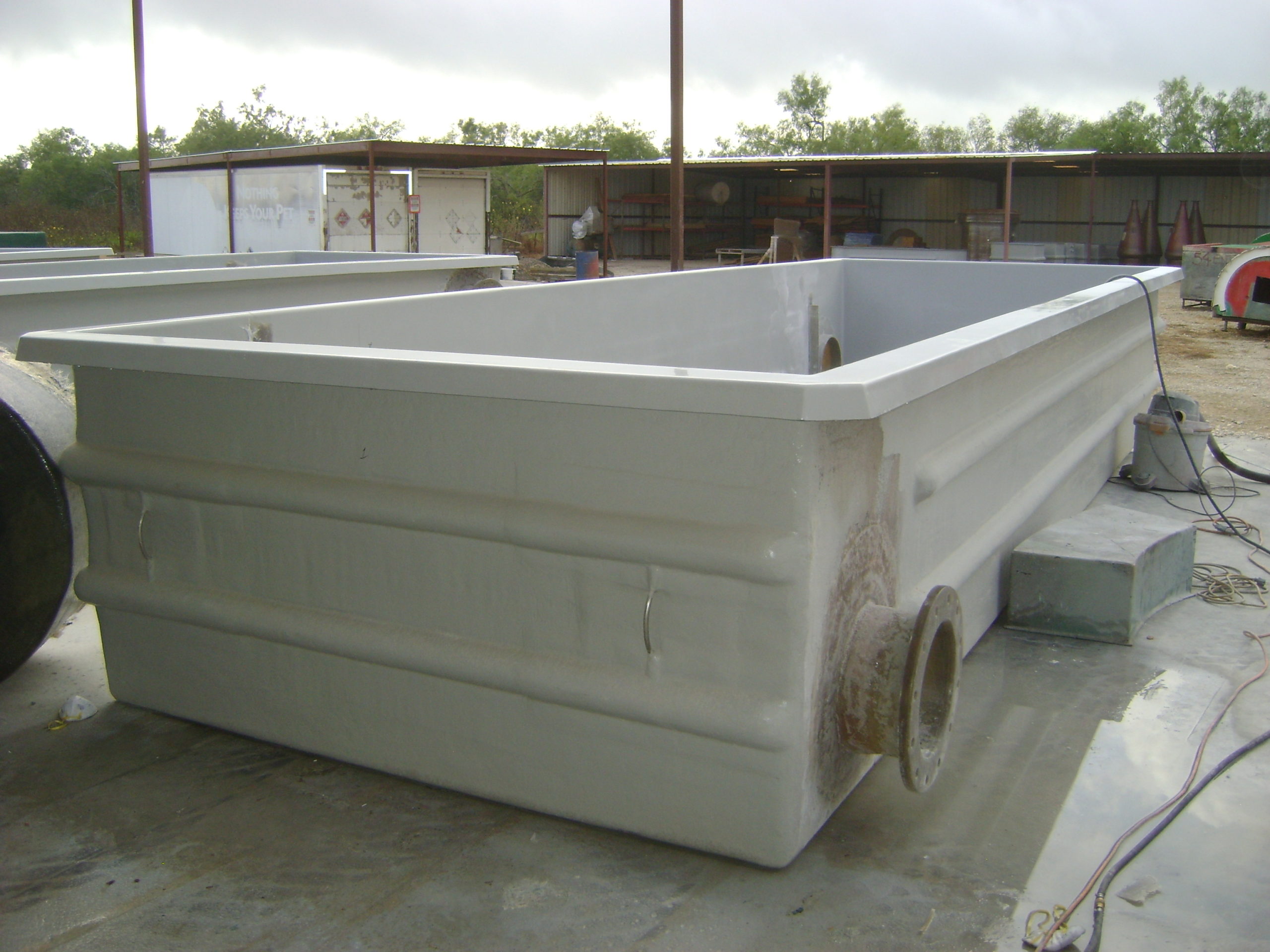 5,745 gal. Rectangular Fiberglass Tank Hydro Composites, LLC