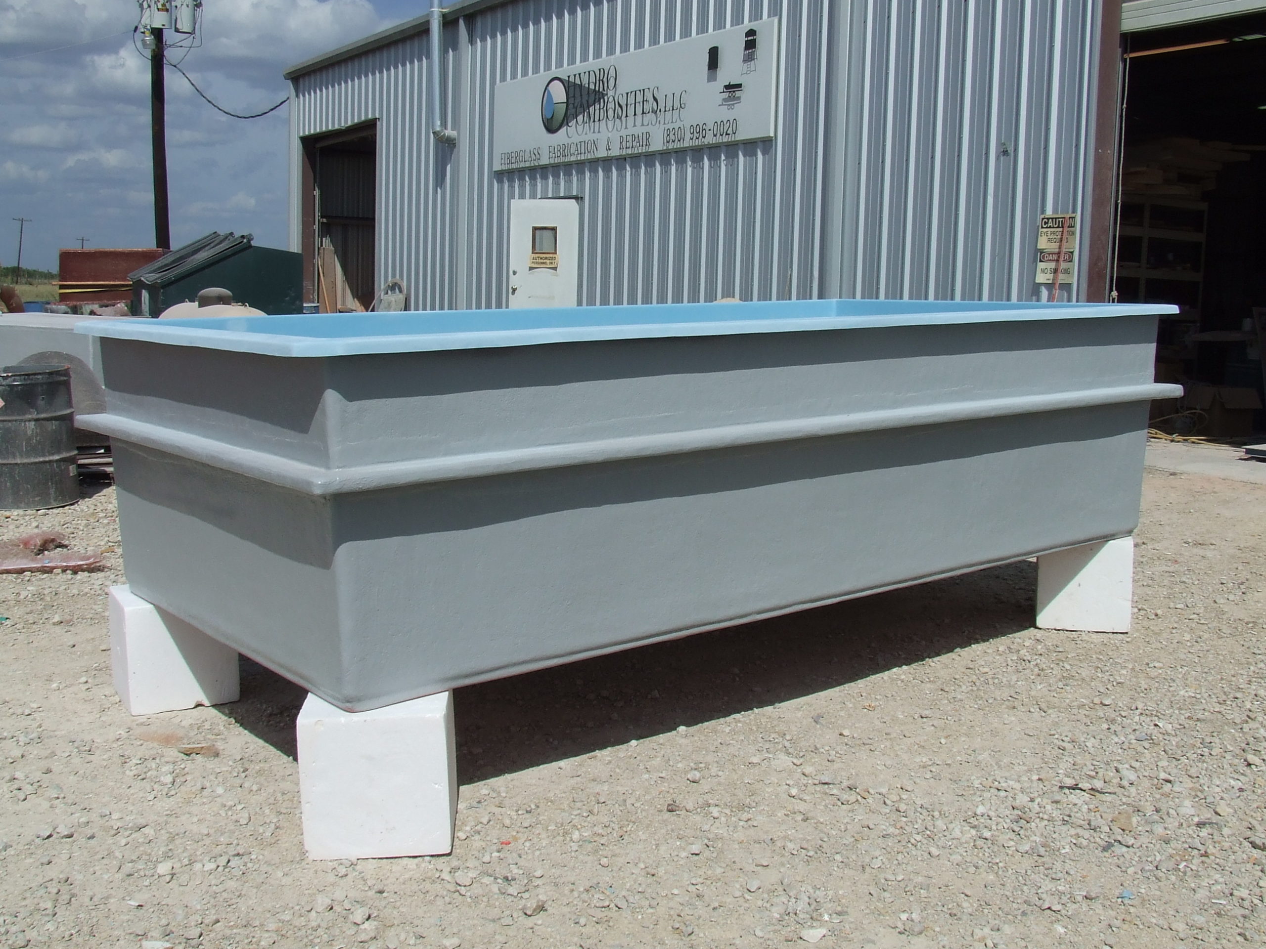 1,616 gal. Rectangular Fiberglass Tank Hydro Composites, LLC