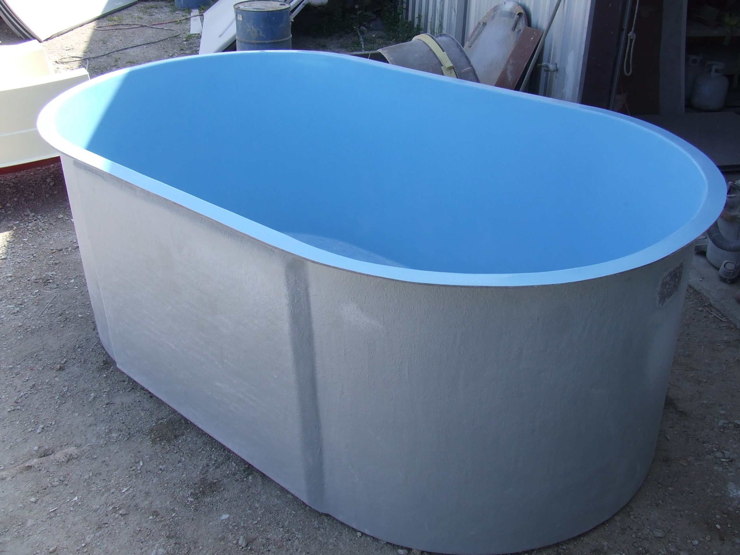 1,600 gal. Oval Fiberglass Tank Hydro Composites, LLC