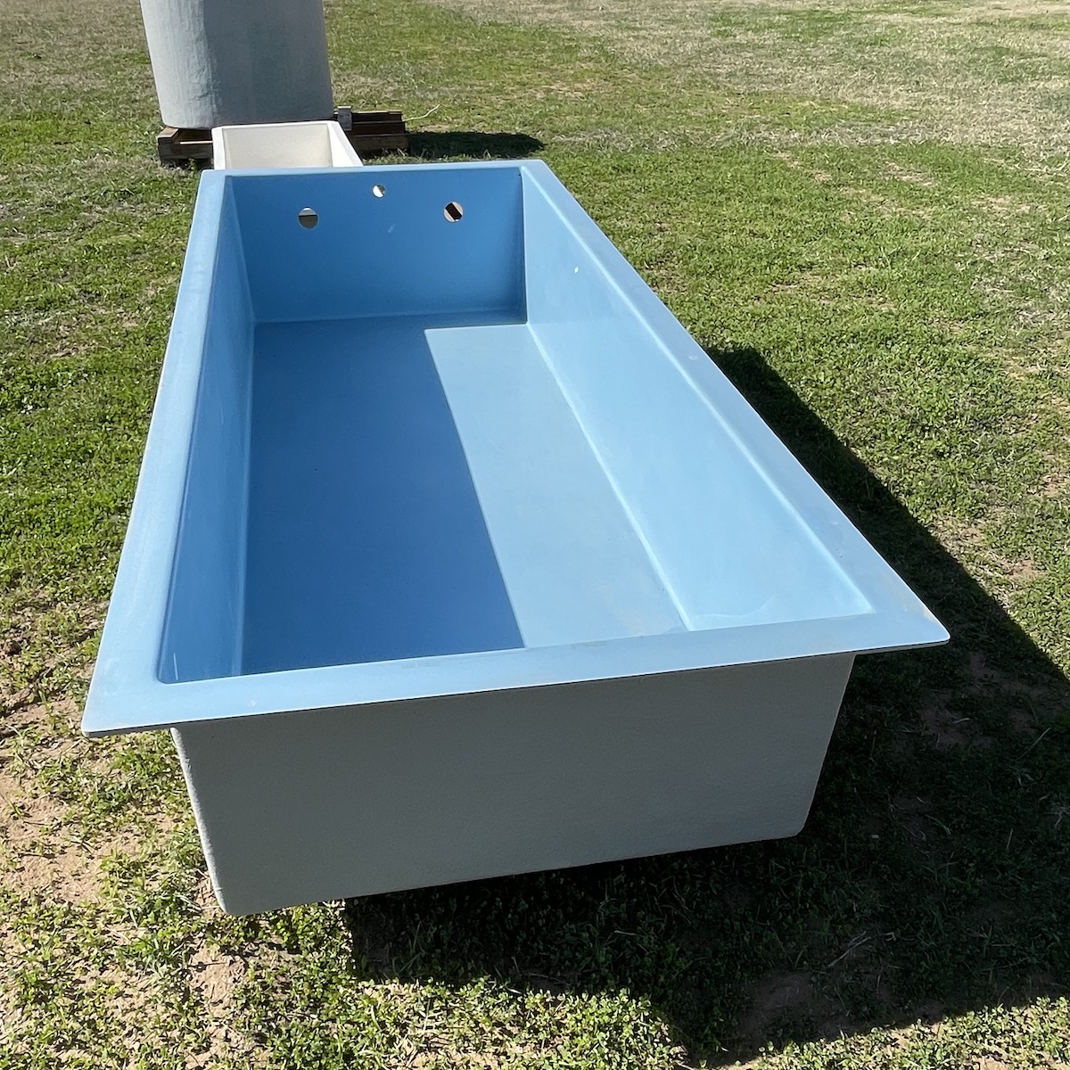 267 gal. Rectangular Fiberglass Tank On Sale Hydro Composites, LLC
